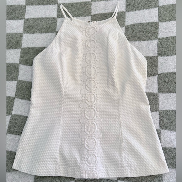 Lilly Pulitzer White Textured Camisole - Picture 1 of 5